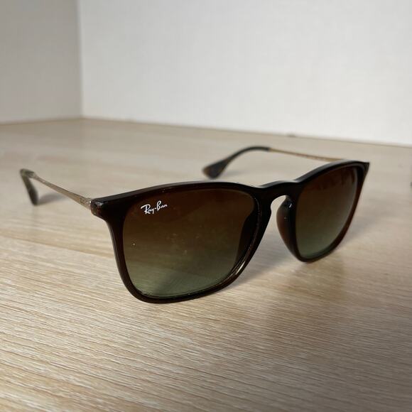 Ray-Ban RB4187 Chris 6315/E8 Sunglasses Tortoise Shell Gold FRAME ONLY 54-18-145 - Picture 1 of 14